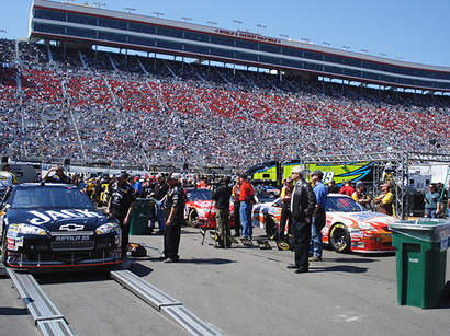 Innerplan på Food City 500 i Bristol.