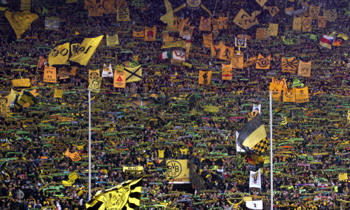 Gelbe Wand