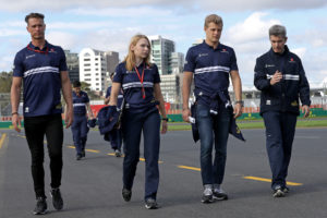 Marcus Ericsson (SWE), Sauber F1 Team. Albert Park Circuit track walk.