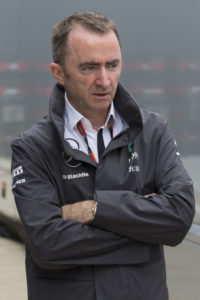 Mercedes Formula One team Executive Technical Director Paddy Lowe walks through the paddock area before the British Formula One Grand Prix meeting at Silverstone circuit, Silverstone, England, Thursday, July 2, 2015. The British Formula One Grand Prix will be held on Sunday July 5. (AP Photo/Jon Super)