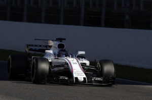Williams driver Lance Stroll of Canada steers his car during a Formula One pre-season testing session at the Catalunya racetrack in Montmelo, outside Barcelona, Spain, Wednesday, March 1, 2017. (AP Photo/Francisco Seco)