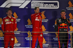 Vettel vann Singapore GP 2019