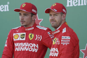 Vettel och Leclerc