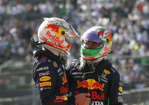 Max Verstappen och Lewis Hamilton