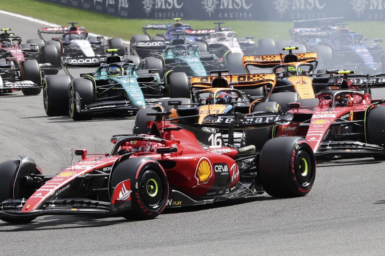 Carlos Sainz och Charles Lelcerc