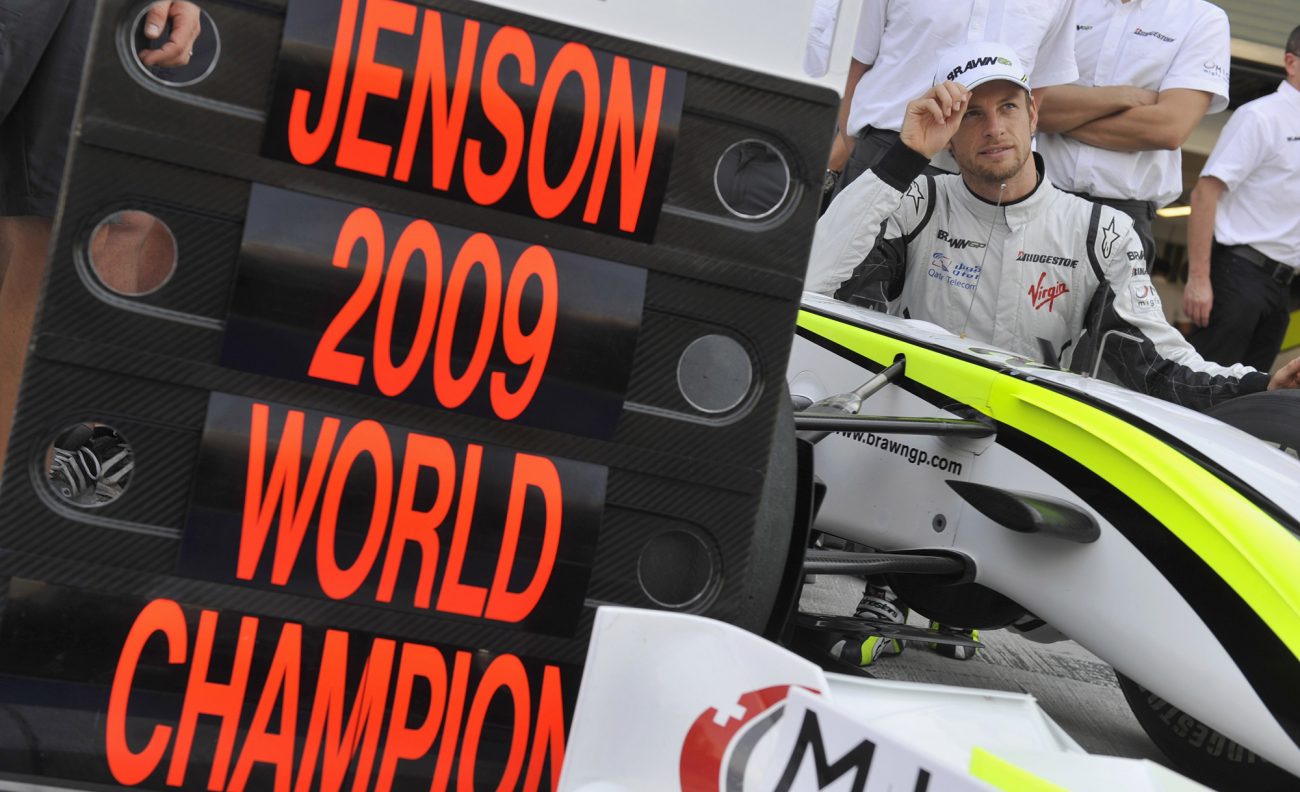 Jenson Button världsmästare med Brawn GP i F1 2009