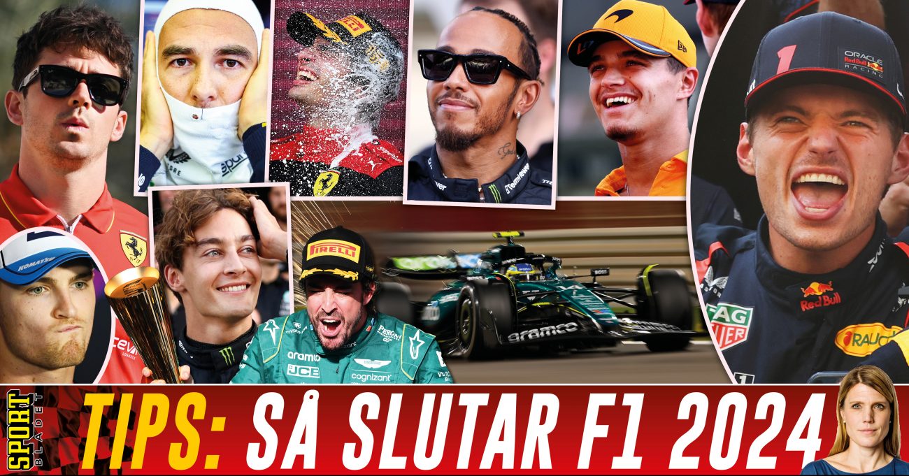 Tips: Så slutar F1 2024