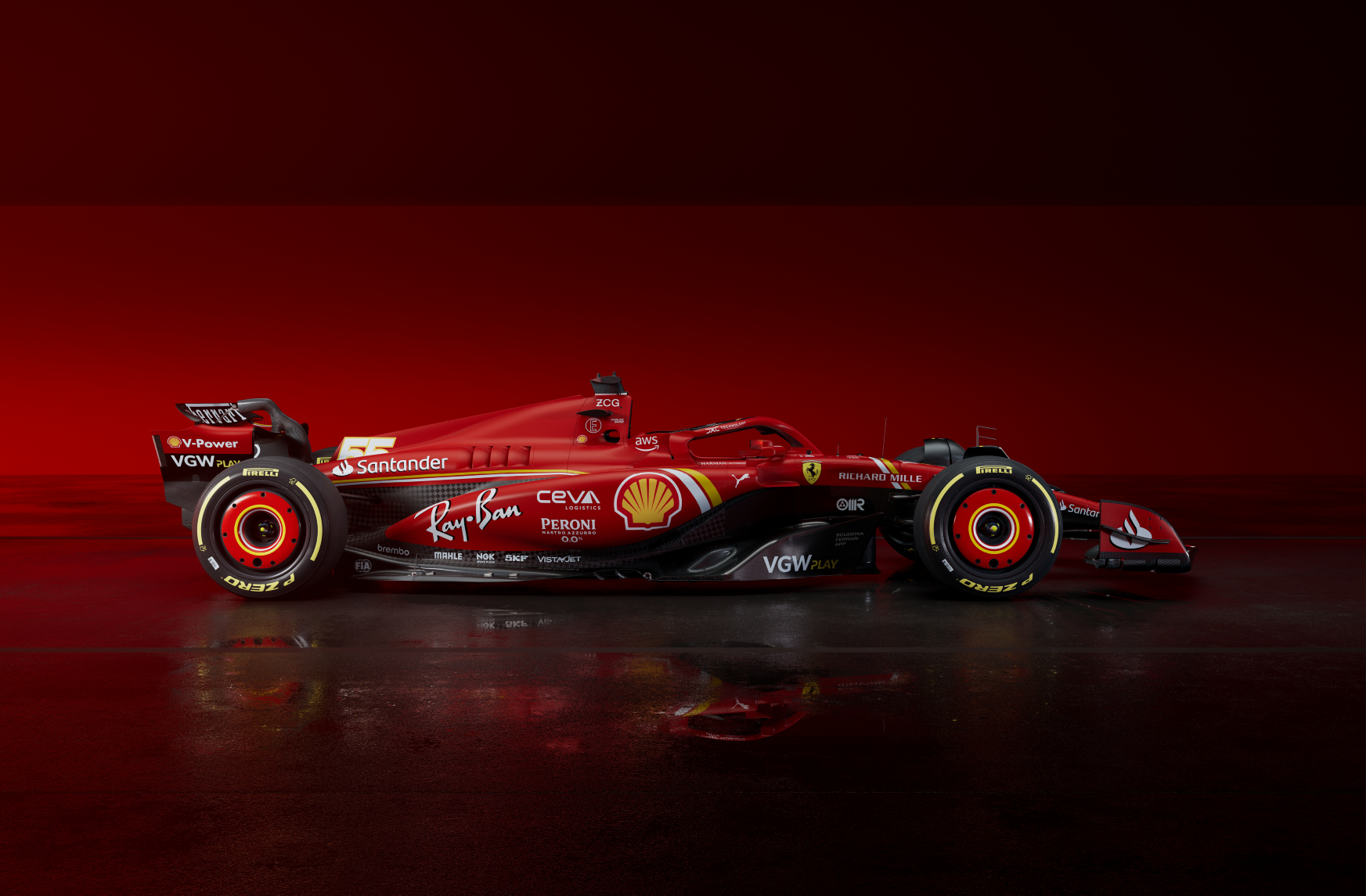 Scuderia Ferrari SF-24 för F1 2024 
