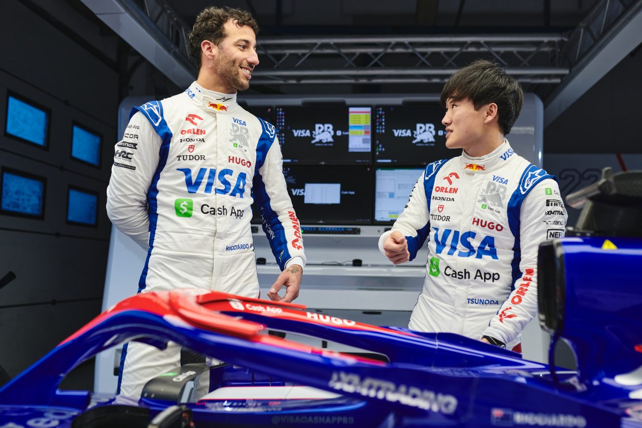 Daniel Ricciardo och Yuki Tsunoda F1 2024