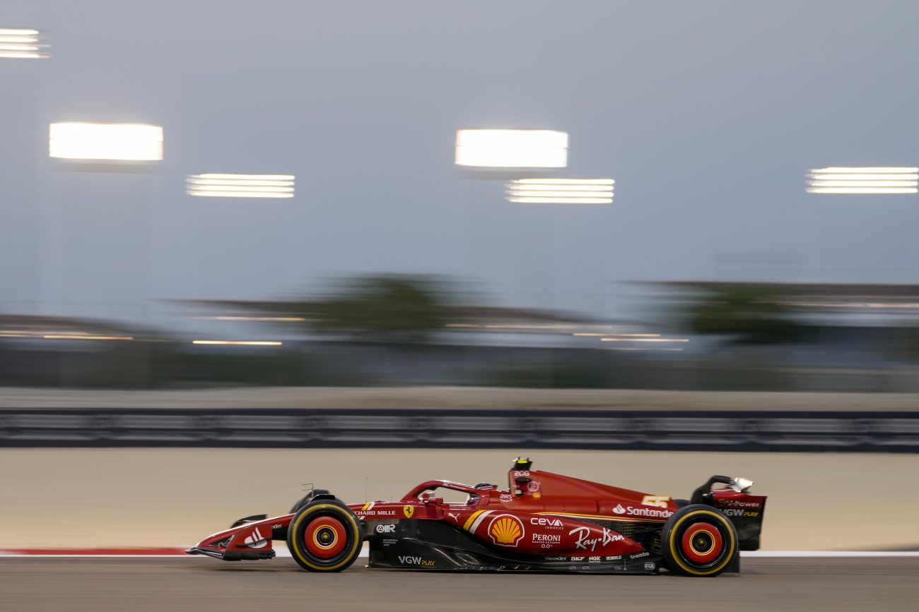 tester i Bahrain inför F1 2024