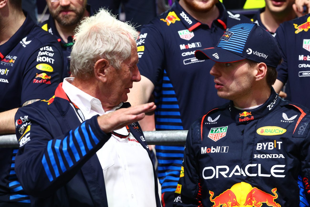 det pratas om Helmut Marko och Max Verstappen inför F1 i Miami
