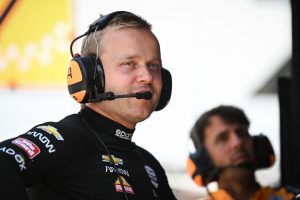 Felix Rosenqvist inför motorbytet i IndyCar 