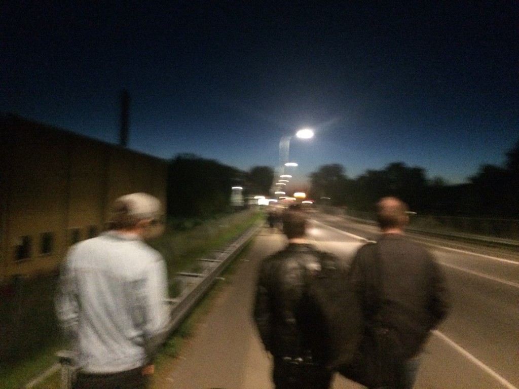 Vägen hem i den danska natten...