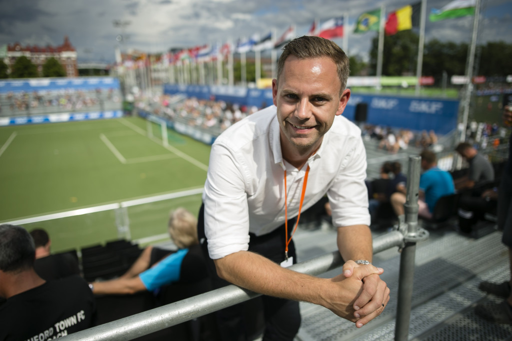 Niclas Andersson, tävlingschef på Gothia Cup. Foto: Anders Deros