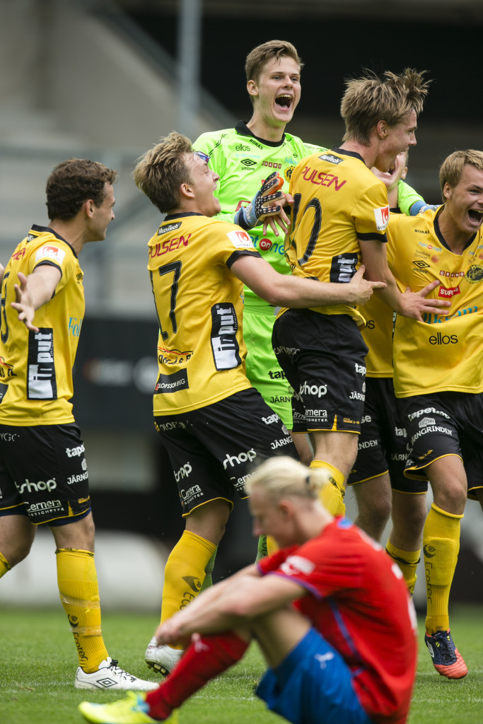 Stark i målet. Tim Rönning släppte bara in ett mål på hela turneringen. Foto: Anders Deros