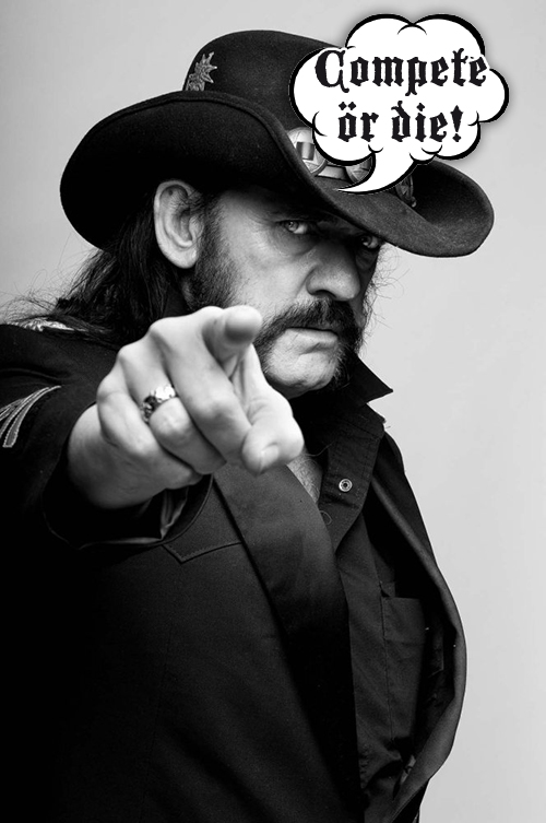 Lemmy pekar, du lyder.