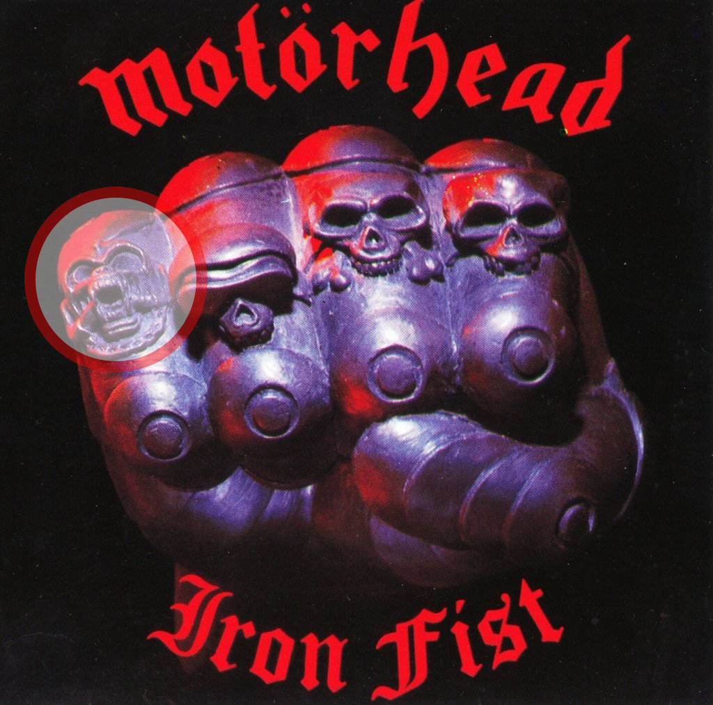 En väldigt tydlig Snaggletooth på omslaget till ”Iron fist”.