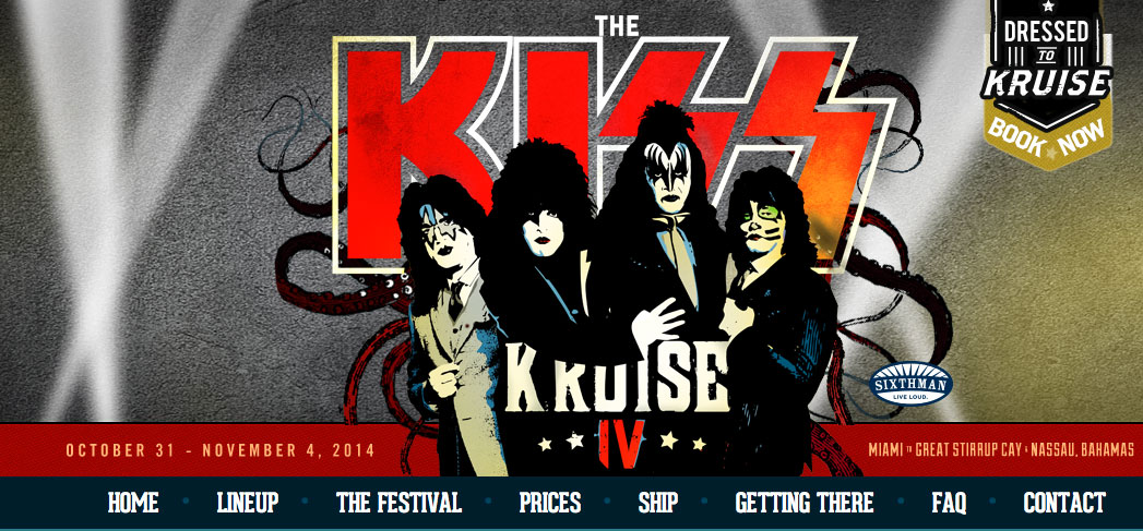 Kiss cruise IV avgår 31 oktober.