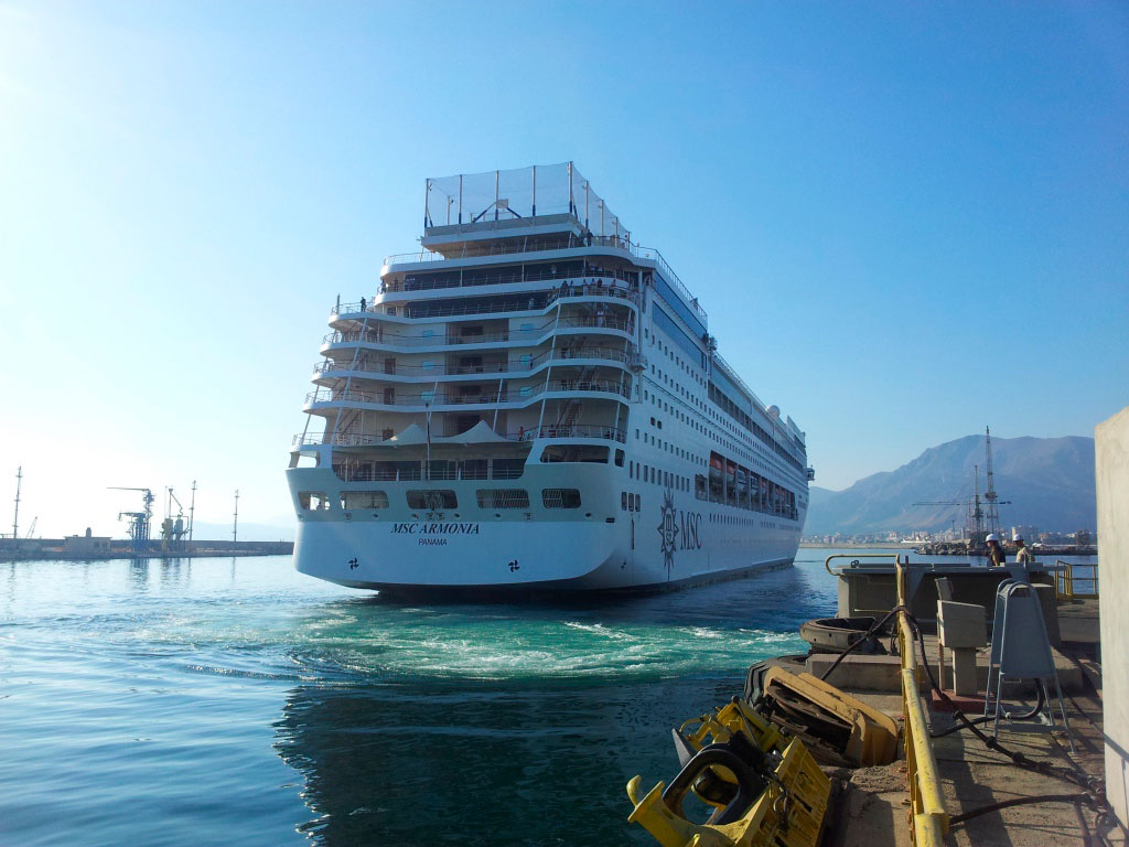 ”Nya” MSC Armonia blir på 65000 bruttoton. Foto: MSC Cruises