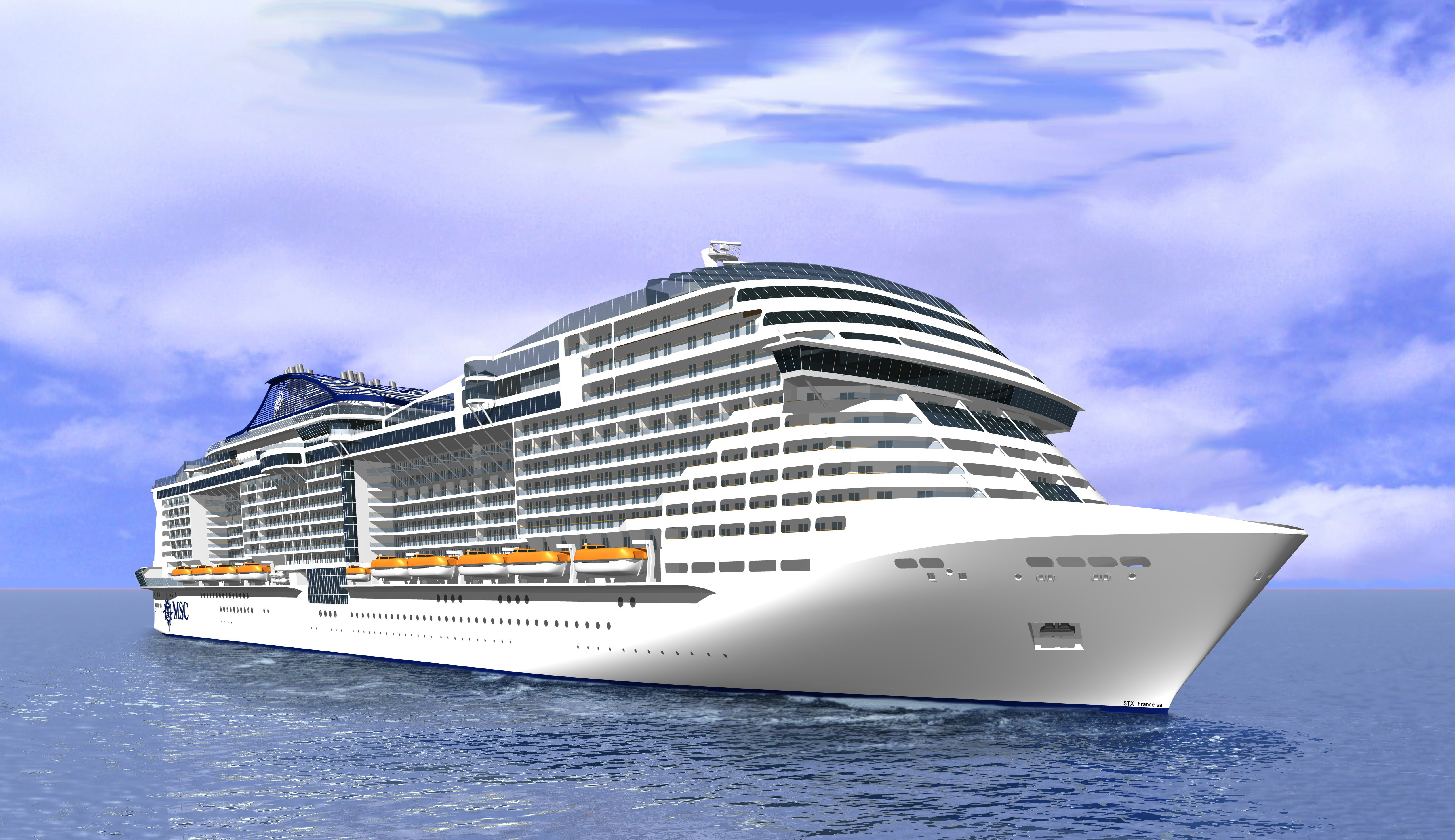 MSC Meraviglia kan ta 5700 gäster. Foto: MSC Cruises
