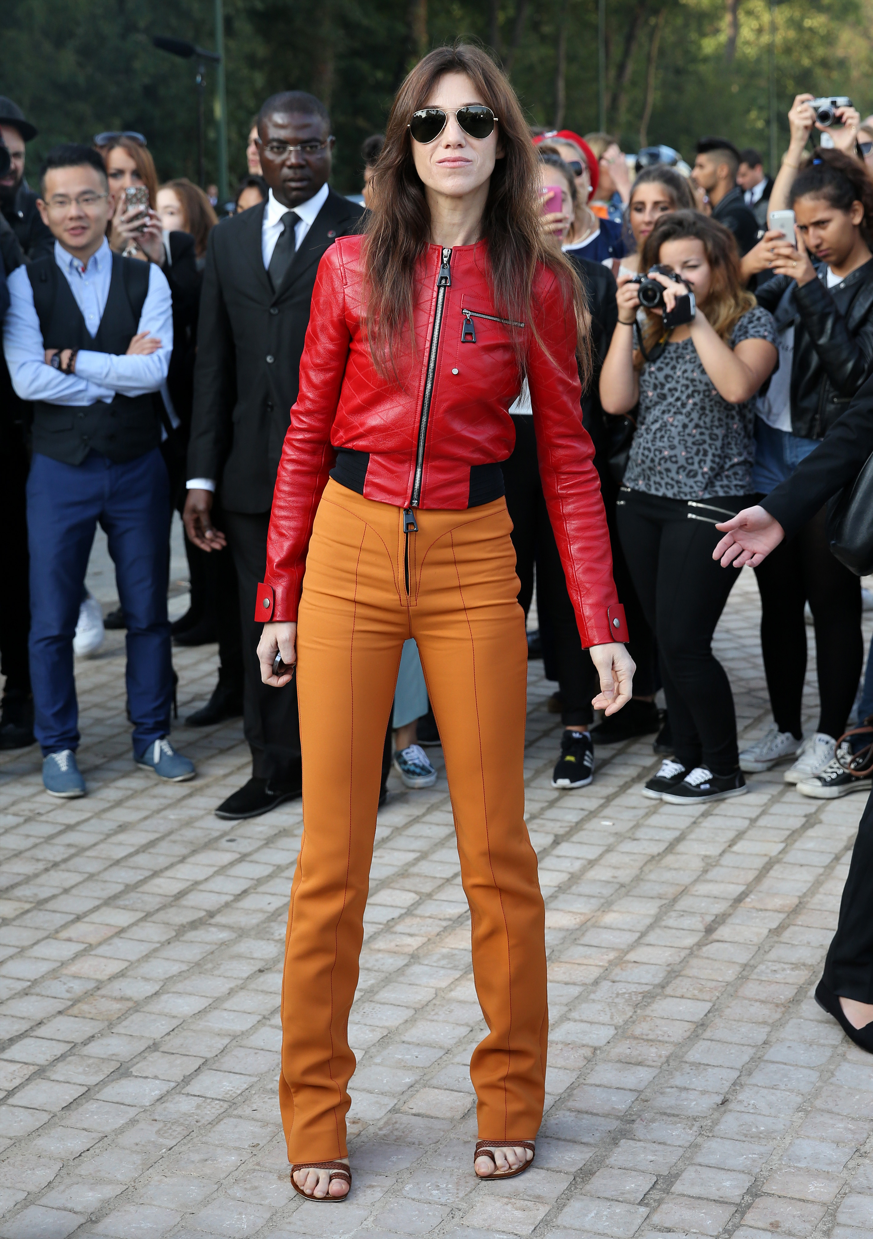 Louis Vuitton on X: Charlotte Gainsbourg wearing a custom made # LouisVuitton look at the Venice Film Festival in Italy   / X