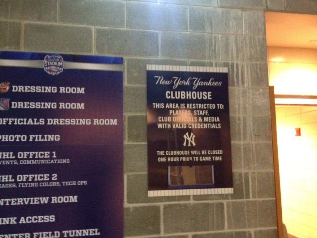 YANKEE-Clubhouseskylt
