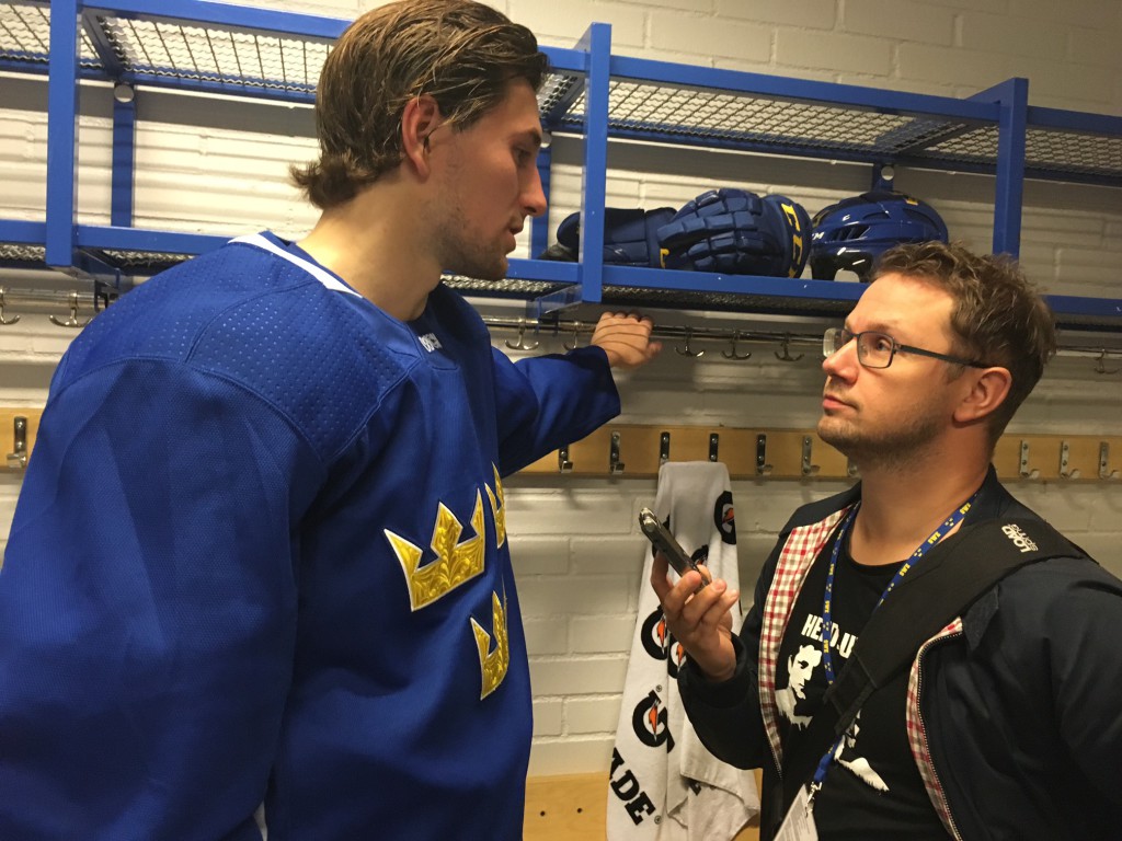 Äntligen fick Filip Forsberg träffa Sportbladets Emil K Lagnelius