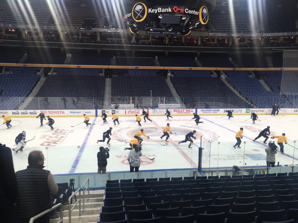 Morning skate har guld i mund.