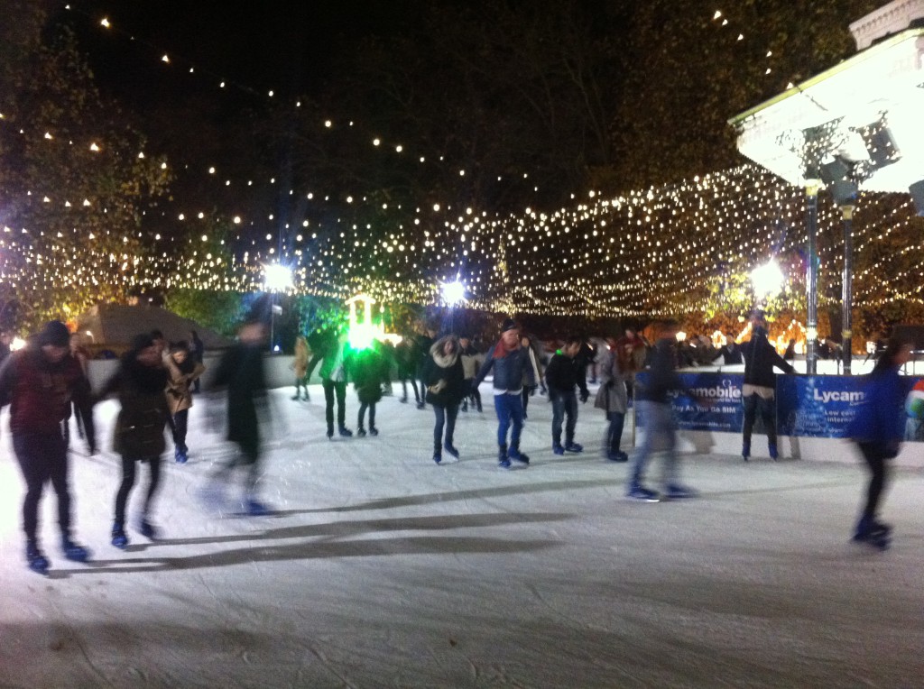 Glatt i Hyde Park: Gå på isbanan och du kommer garanterat att vara bäst.