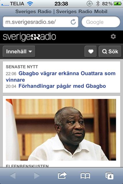 Ny mobilweb från Sveriges Radio - Prylbloggen