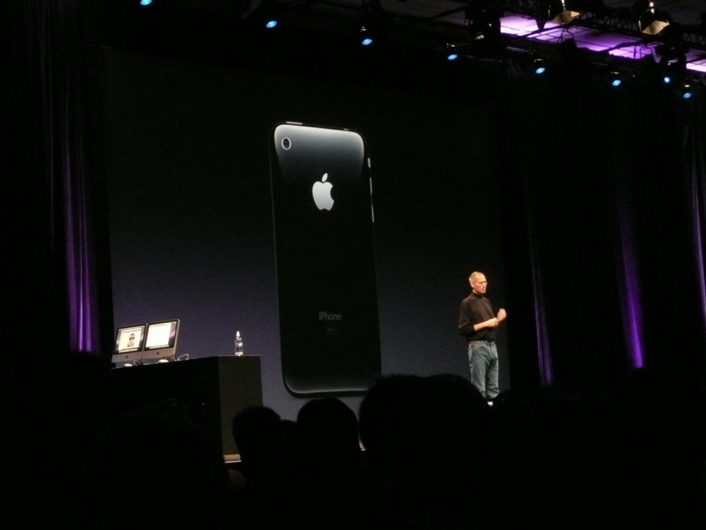 Appstore lanserades av Steve Jobs på WWDC i juni 2008 Foto: Peter Pettersson
