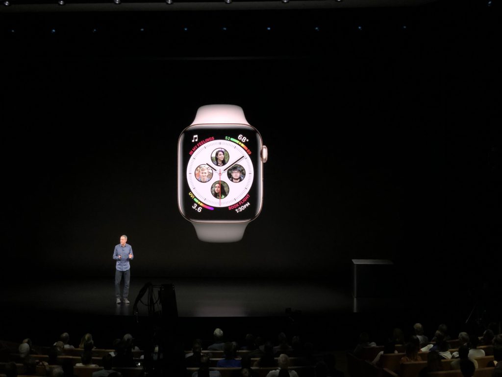 Apples Jeff Williams vid lansering av nya Apple Watch 4 i september. Foto: Peter Pettersson