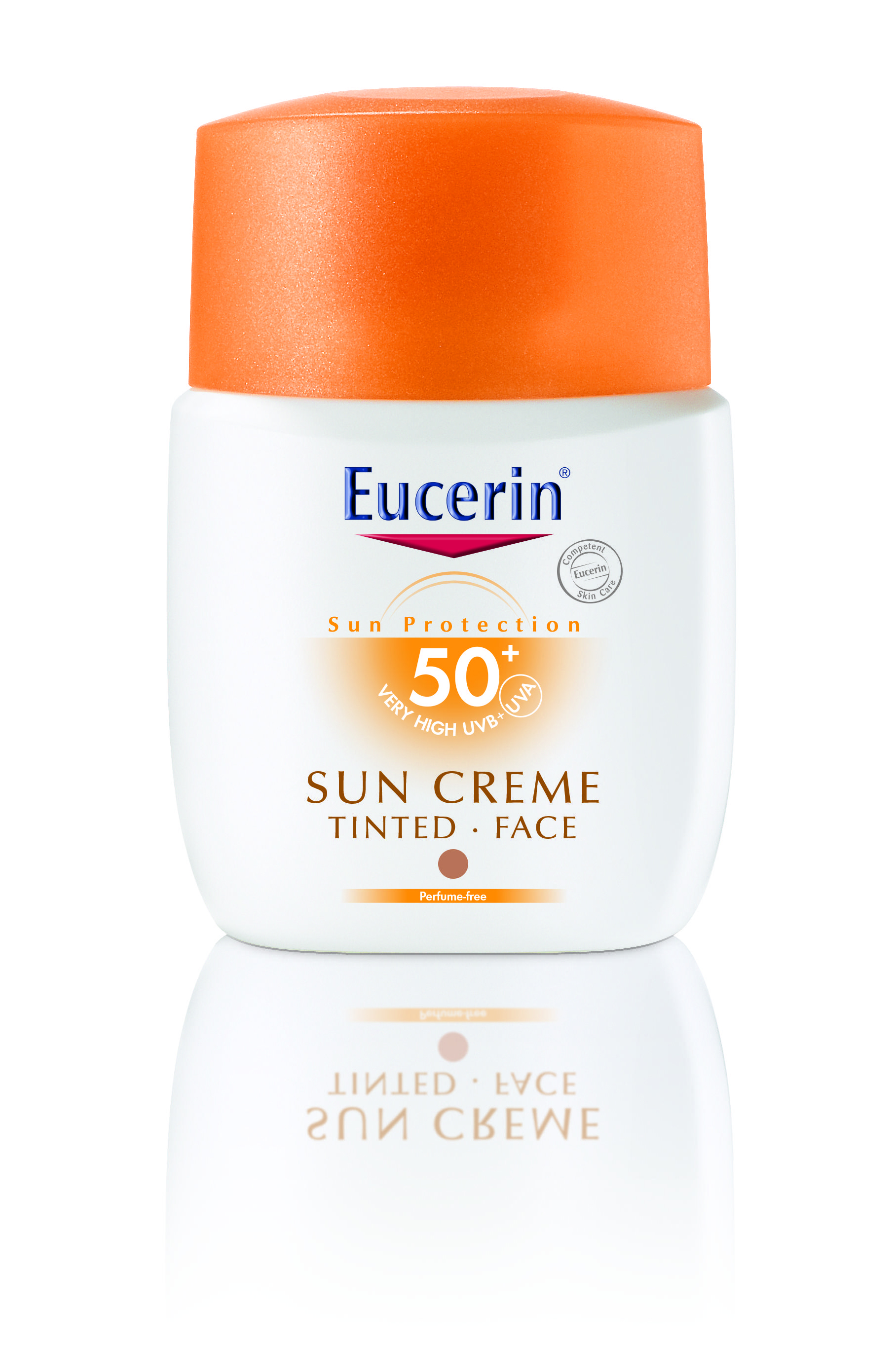 Precis som Vichy lanserar även Eucerin i år en färgad sportkräm. Spf 50+