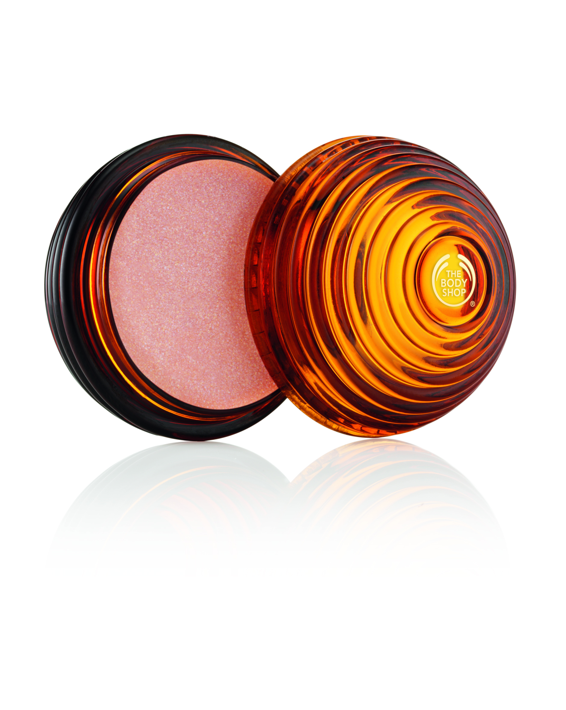 NEW Honey Bronze Shimmer Lip Balm (open)