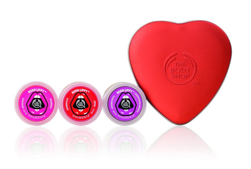 Red Mini Heart Lip Tin