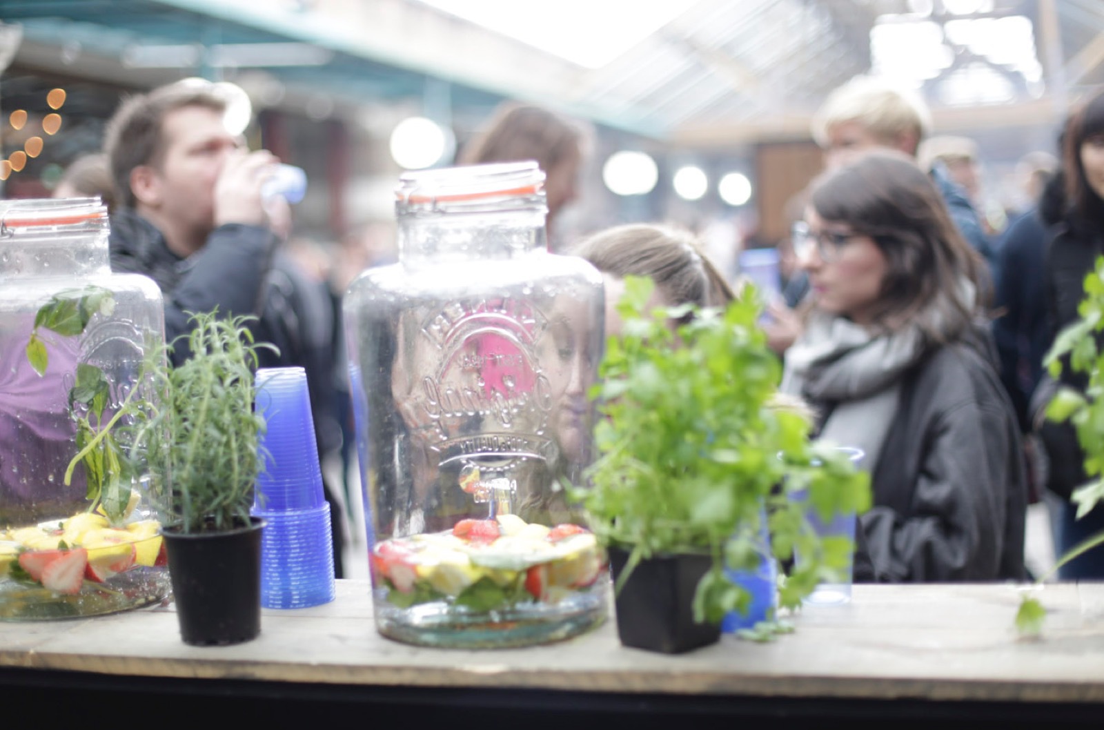 Under de två dagarna serverades bara vegansk mat. Så klart! 