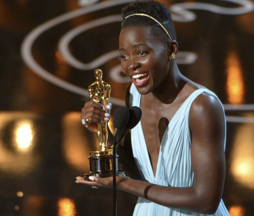 Lupita Nyong'o fick en Oscars 2014 för sin roll i ”12 years slave” . Foto: TT Nyhetsbyrån