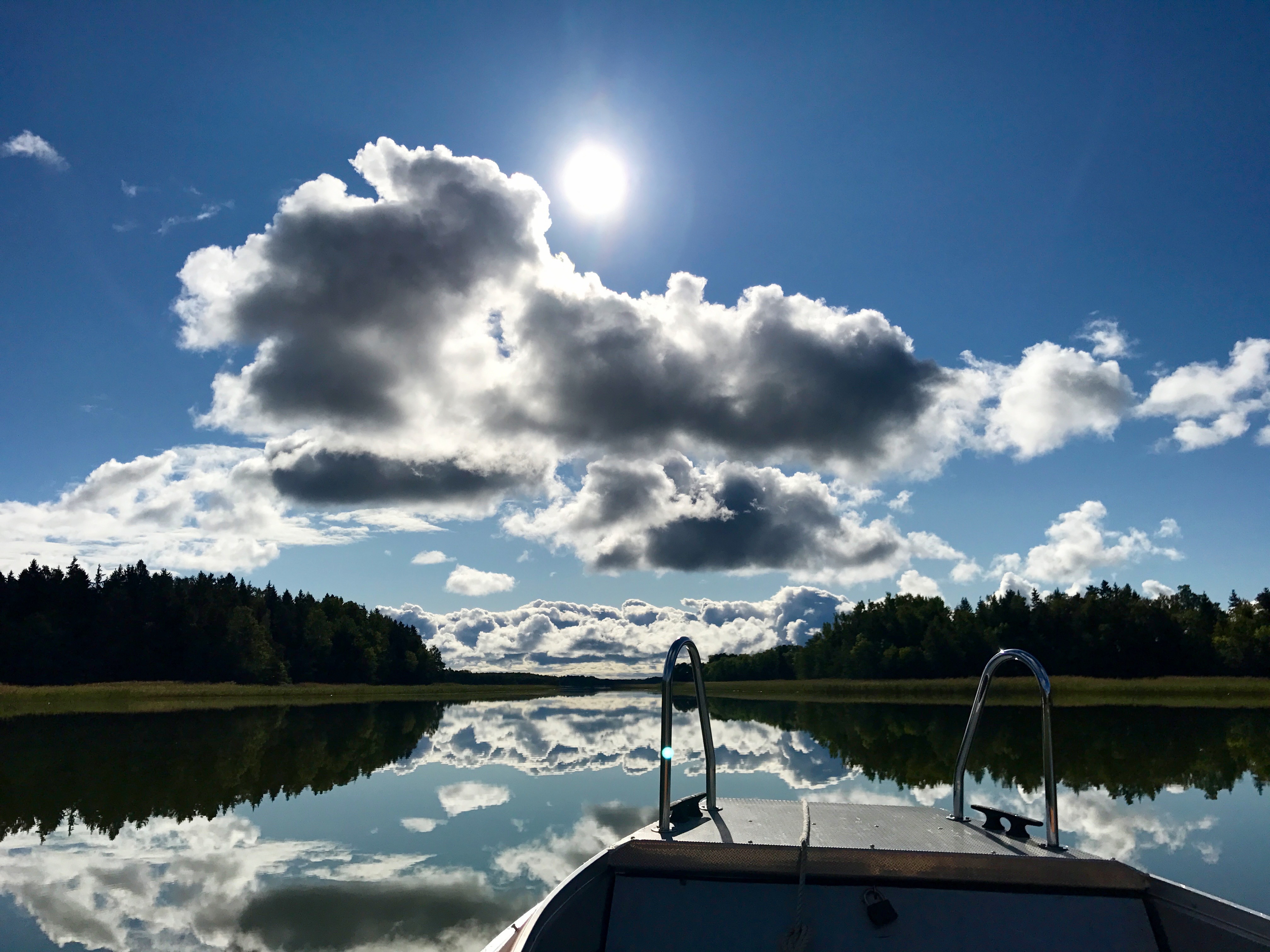 En vacker sommardag i Östhammar, norr om Uppsala. Foto: Agneta Elmegård