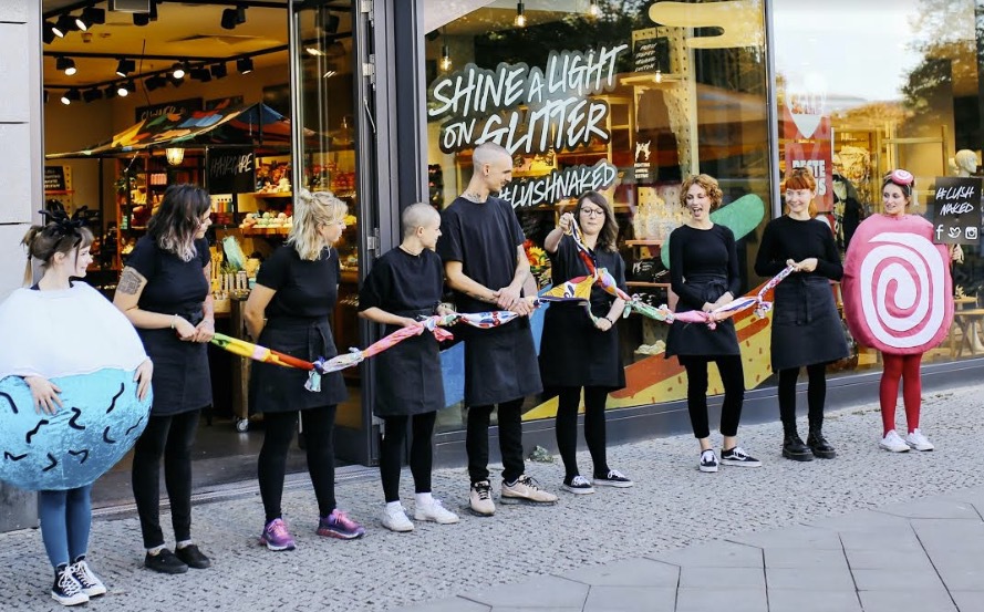 Invigningen av den förpackningsfria butiken i Berlin