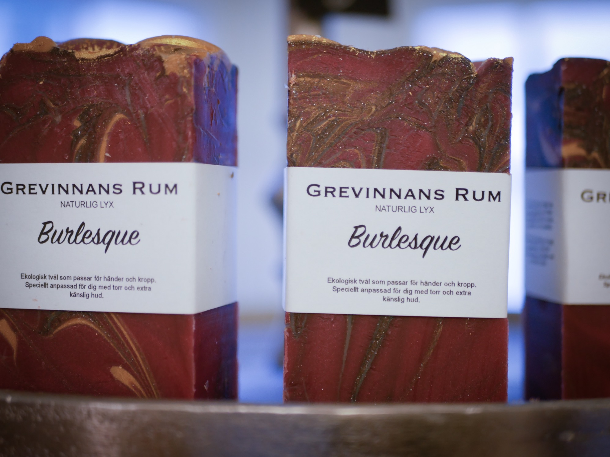 Grevinnans rum presenterade en helt ny tvål på Daisy Beauty Expo 2019, En kraftfull tvål 