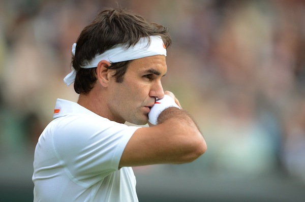 Roger Federer tappar två placeringar på rankningen efter skrällförlusten i Wimbledon – och vaknar upp som världsfemma måndagen den 8 juli. FOTO: BILDBYRÅN