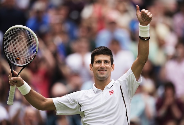 Novak Djokovic fortsätter ånga på. FOTO: BILDBYRÅN