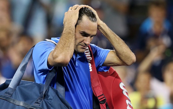 Roger Federer lyckades inte vända på den kapsejsande skutan i New York. FOTO: BILDBYRÅN
