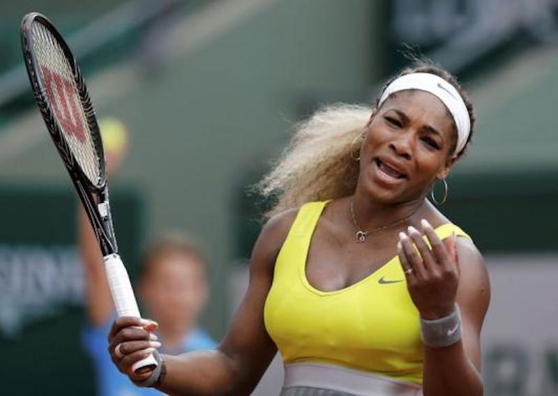 Regerande mästaren Serena Williams är utslagen.