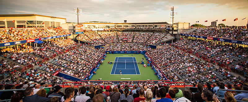Så här kan det se ut i Canada Masters/Canadian Open/Rogers Cup (kärt barn har många namn). FOTO: ATP