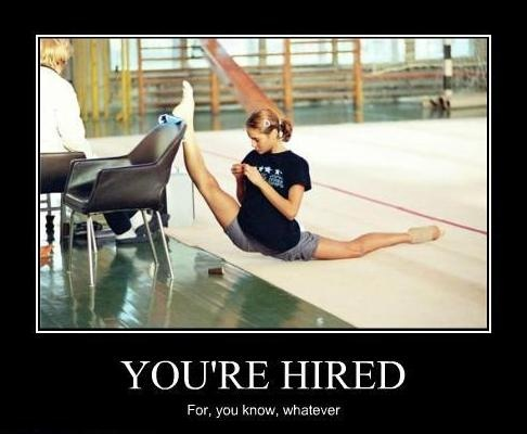 you're hired